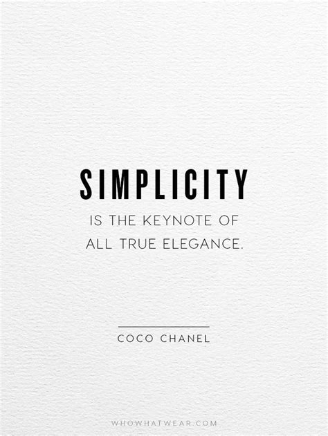 inspirational quotes from coco chanel|coco chanel quotes simplicity.